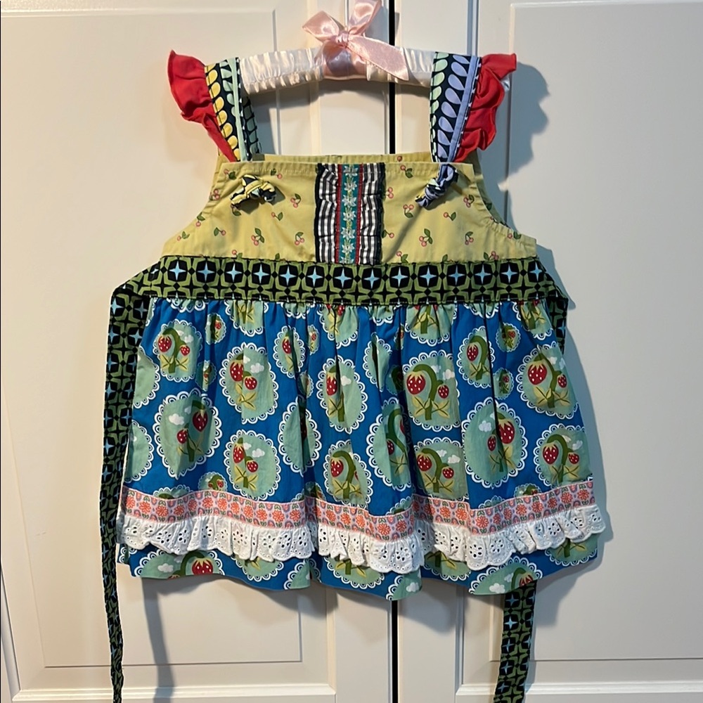 Matilda Jane Strawberry and Cherries Multicolor Kids Top 4 4T